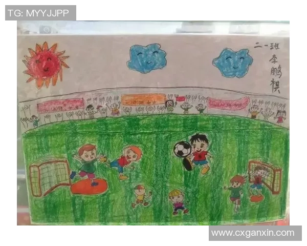 校园足球图画：描绘青春梦想与团队精神的绿茵场景